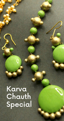 Karva Chauth Special Mangtikka and Earrings Set